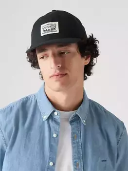 Непринужденная кепка в стиле папы Levi's, черный