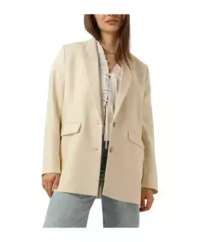 Непринужденный пиджак Selected Femme, бежевый