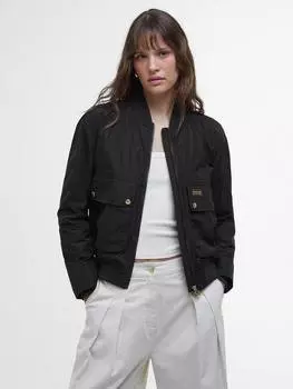 Непромокаемая куртка-бомбер priya Barbour, черный