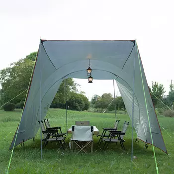 Непромокаемая палатка Jingdian Guangnian, серебро 550*250*190см