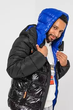 Непромокаемая зимняя куртка Adventor с капюшоном Geo Norway, черный