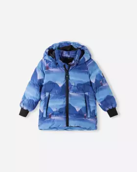 Непромокаемая зимняя куртка для малышей Moomin Lykta Reima, цвет Frozen Blue