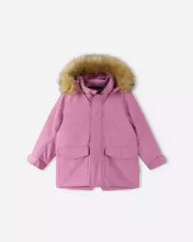 Непромокаемая зимняя парка для малышей Mutka Reima, цвет Mauve Pink