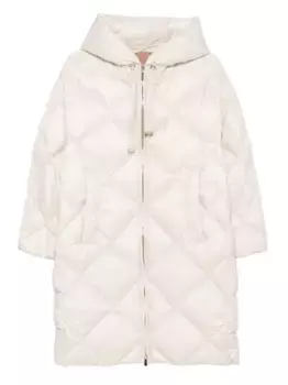 Непромокаемое пальто Trefe с капюшоном MAX MARA, нейтральный