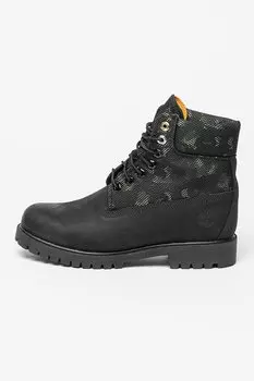 Непромокаемые ботинки Heritage из нубука и текстиля Timberland, зеленый