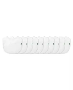 Непромокаемые нагрудники для мальчиков и девочек, упаковка из 10 шт Green Sprouts, розовый