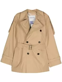 Непромокаемый тренч Burberry, нейтральный цвет