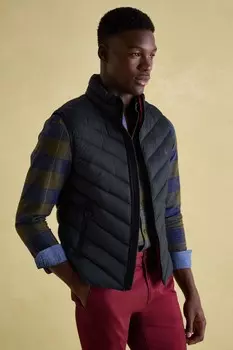 Непромокаемый жилет Garrett с мягкой подкладкой Joules, синий