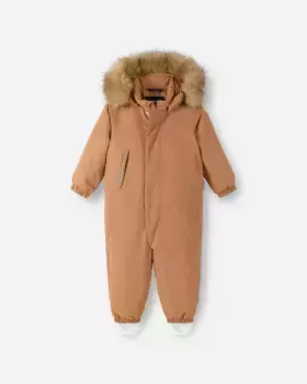 Непромокаемый зимний комбинезон для малышей Gotland Reima, цвет Peanut Brown