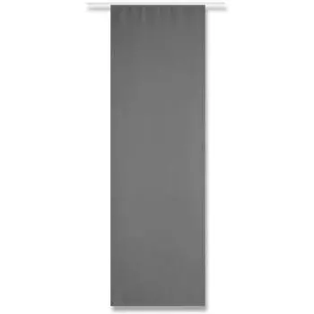Непрозрачная панельная штора Alessia, с фурнитурой, размеры: 60x245см, цвет: серый. Arsvita