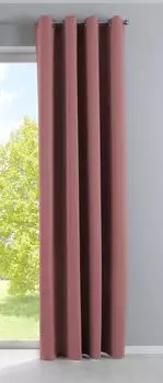 Непрозрачная штора "NewYork" старый розовый ВxШ 225x295 см упаковка 1 шт. термоштора затемняющая штора затемняющие люверсы звукопоглощающая защита от УФ-излучения подхваты, 201920600 Astek