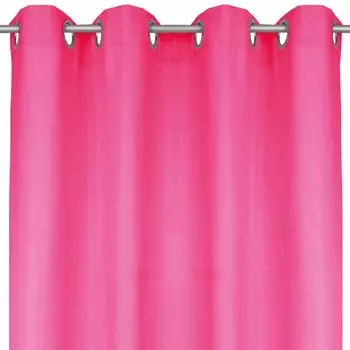 Непрозрачная штора с люверсами, размеры: 140х225 см, цвет: синий. Bestlivings, розовый