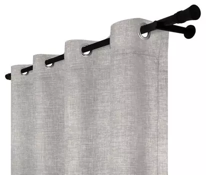 Непрозрачная штора с люверсами, размеры: 140х240 см, цвет: Мила. Voppi