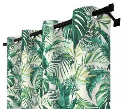 Непрозрачная штора с люверсами, размеры: 140х250 см, цвет: Selva 02. Voppi