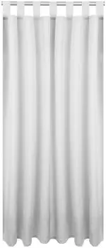 Непрозрачная штора с петлями, размеры: 140х225 см, цвет: синий. Bestlivings, серый