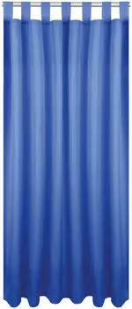 Непрозрачная штора с петлями, размеры: 140х225 см, цвет: черный. Bestlivings, синий