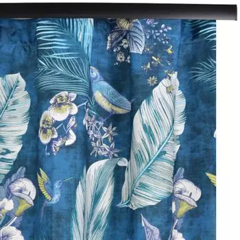 Непрозрачная штора с рюшовой лентой, размеры: 140х250 см, цвет: Selva 01 Voppi