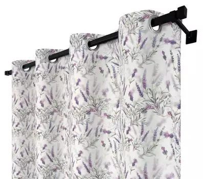 Непрозрачная штора с рюшовой лентой, размеры: 140х280 см, цвет: Планта. Voppi, желтый