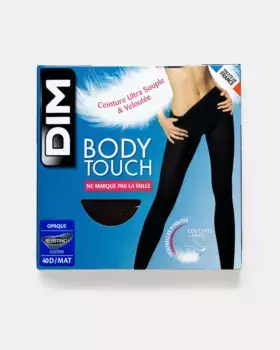 Непрозрачные колготки Body Touch без эффекта второй кожи Dim, чёрный