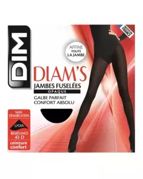 Непрозрачные корректирующие трусики Diam от талии до пальцев ног Dim, чёрный