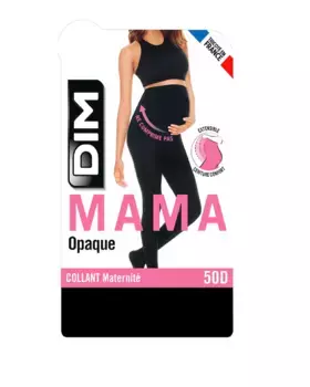 Непрозрачные трусики для беременных плотностью 50 ден Dim, черный