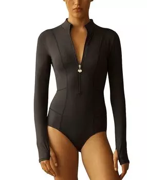 NERO Комбинезон с панелями и длинными рукавами AUR OCE, черный