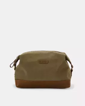 Несессер из парусины и кожи Emidio Tucci, хаки