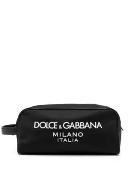 Несессер с логотипом DOLCE & GABBANA, черный