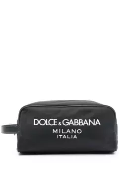 Несессер с логотипом DOLCE & GABBANA, синий