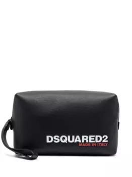 Несессер с логотипом DSQUARED2, черный