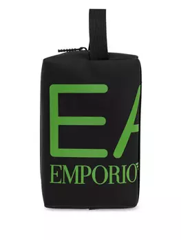 Несессер с логотипом Ea7 Emporio Armani, черный