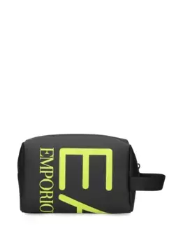 Несессер с логотипом Ea7 Emporio Armani, черный