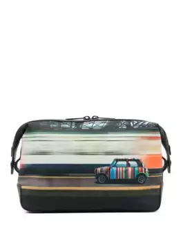 Несессер с принтом Paul Smith, черный