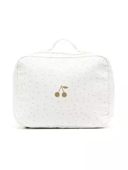 Несессер в горох Bonpoint, белый