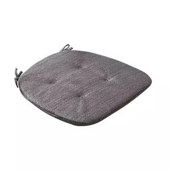 Нескользящая подушка для стула, мягкая дышащая, удобная, защитная, легкая, квадратная, напольная подушка для дома, темно-серая, размер S Stuttg, темно-серый