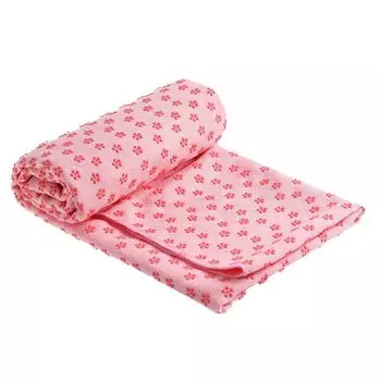 Нескользящий коврик для йоги, полотенце, одеяло, спортивный чехол для путешествий, фитнеса, пилатеса, светло-фиолетовый Hameb, розовый