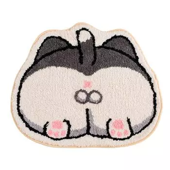 Нескользящий коврик для ванной - Уникальный дизайн с кошачьей попкой HannRTT