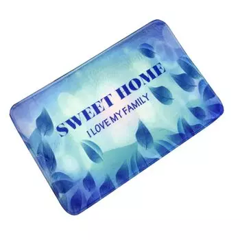 Нескользящий напольный коврик с листьями деревьев 40x60 см, домашний ковер для ванной комнаты, кухни, ванной комнаты-6 # Stuttg, мультиколор