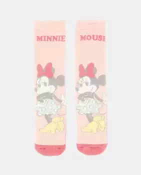 Нескользящий носок для девочки Минни Маус Cotton Juice, розовый