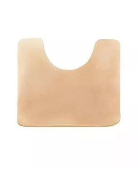 Нескользящий, ультрамягкий плюшевый коврик для ванной из пены с эффектом памяти — контур 24 x 20 дюймов Clara Clark, бежевый