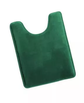 Нескользящий, ультрамягкий плюшевый коврик для ванной из пены с эффектом памяти — контур 24 x 20 дюймов Clara Clark, зеленый