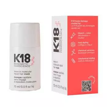 Несмываемая молекулярная восстанавливающая маска 15 мл K18