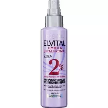 Несмываемая увлажняющая сыворотка для волос с гиалуроновой кислотой Hydra L’Oral Paris, 150 ml