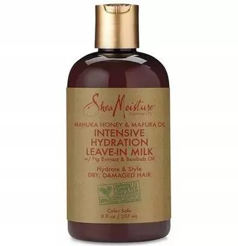 Несмываемое увлажняющее молочко, 237мл Shea Moisture, Manuka Honey & Mafura