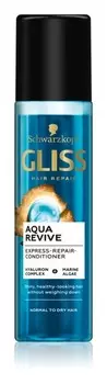 Несмываемый бальзам для быстрой укладки волос в спрее Schwarzkopf Gliss Aqua Revive