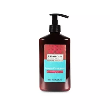 Несмываемый кондиционер для окрашенных и мелированных волос 400мл, Arganicare