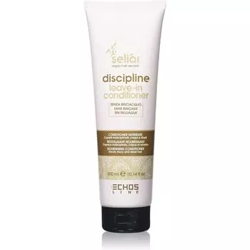 Несмываемый кондиционер Seliar Discipline, богатая питательными веществами формула для борьбы с вьющимися волосами, 300 мл, Echosline