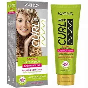 Несмываемый крем для определения локонов с фисташками, 200 мл, Kativa