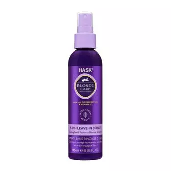 Несмываемый спрей для волос Blonde Care 5-в-1 Hask, 175 мл