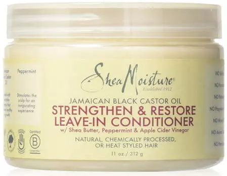 Несмываемый укрепляющий кондиционер с ямайским черным касторовым маслом, 312 г Shea Moisture